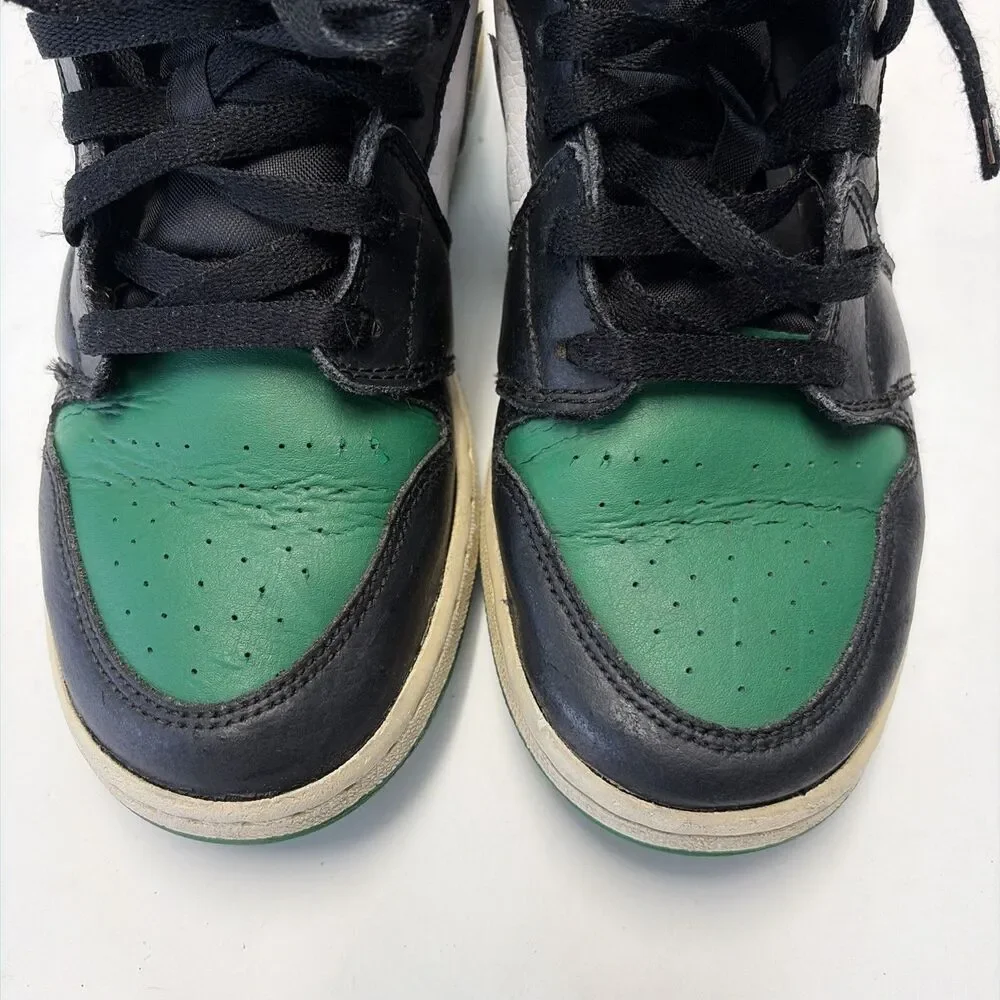 Size 5.5- Air Jordan 1 Mid Pine Green